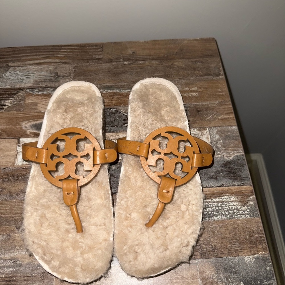 Tory Burch Sherpa Miller Cloud Sandals